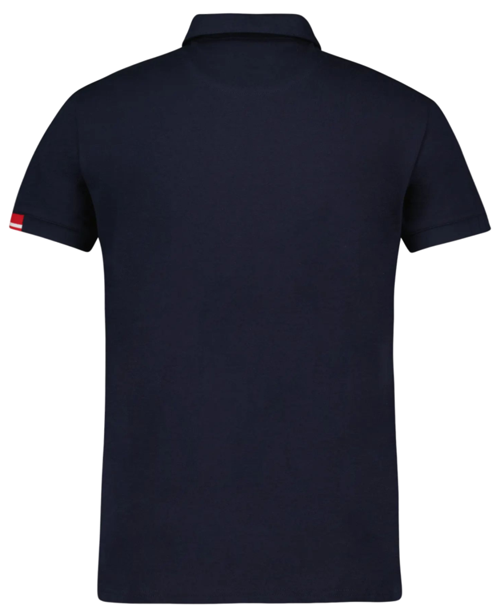 Теннисное поло Le Coq Heritage Polo No.1 FW22 - sky captain