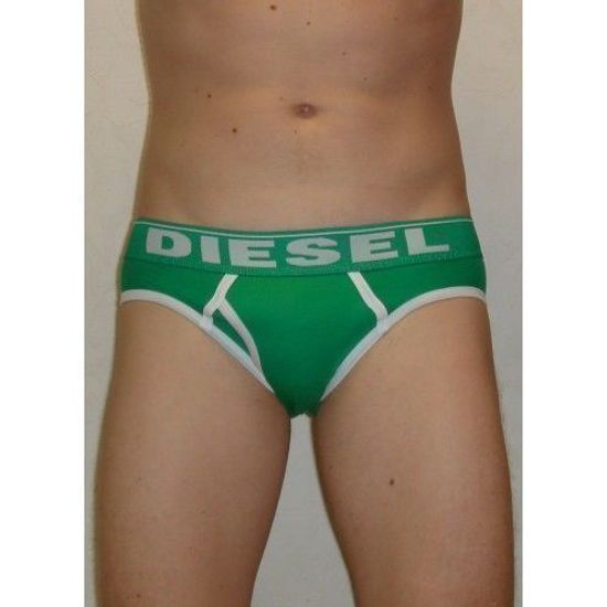 Мужские трусы брифы зеленые Diesel DIS0080