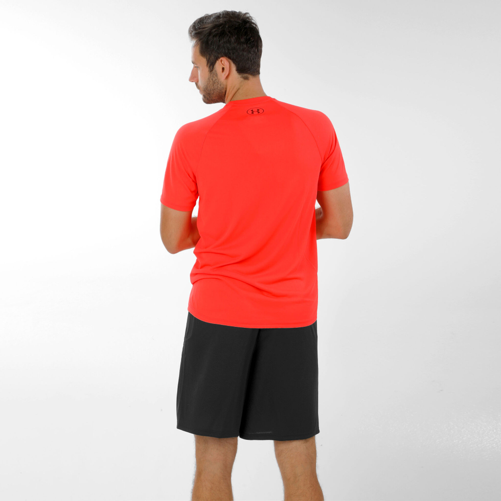 Мужские теннисные шорты Under Armour Tech Mesh Shorts Men - Black, Dark Grey