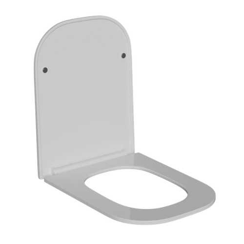 Сиденье для унитаза  WAVE APEKS дюропласт, микролифт, БЕЛЫЙ глянец NEW