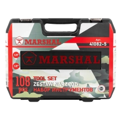 Набор инструментов 108пр. 1/2'', 1/4'' (6гр.)(4-32мм) MARSHAL M-41082-5