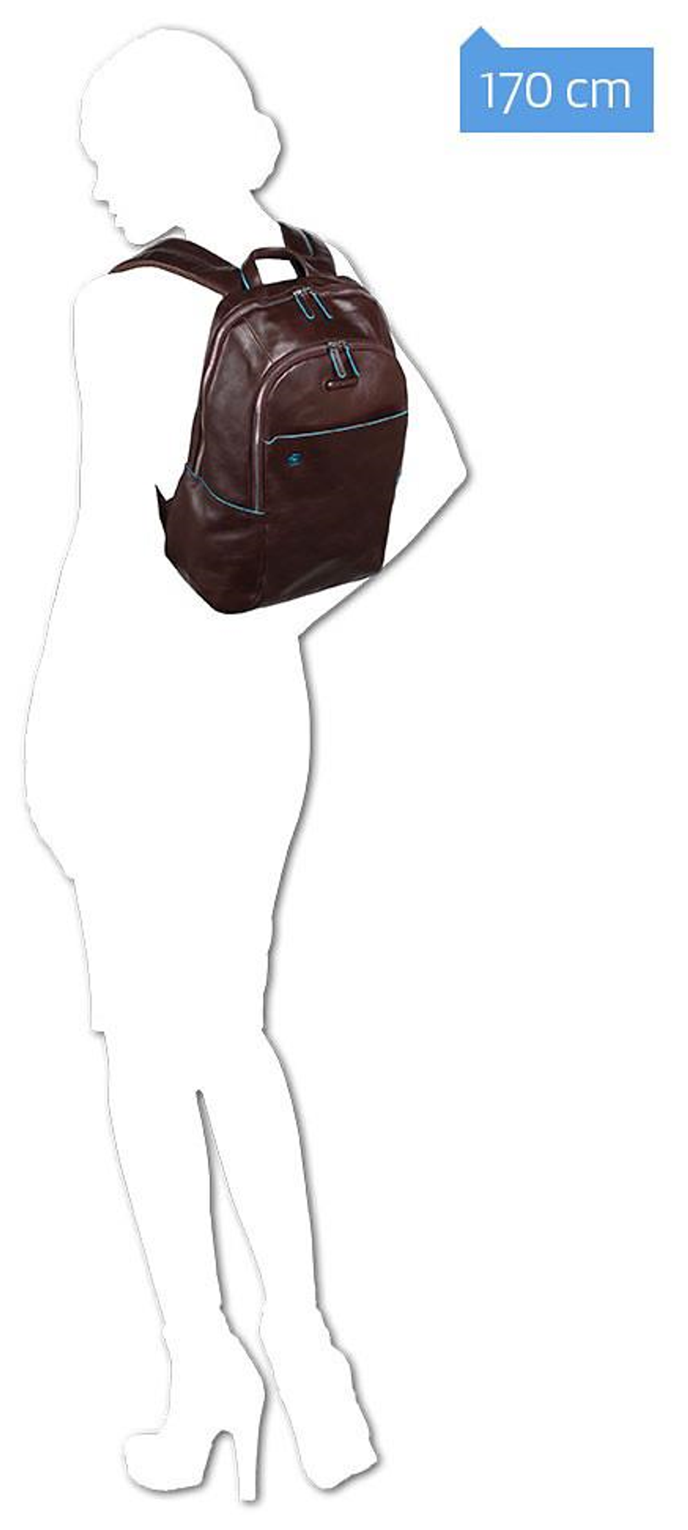 Рюкзак Piquadro Blue Square красного цвета CA3214B2/R