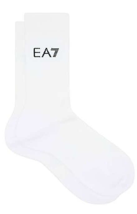 Теннисные носки EA7 Tennis Pro 1P - white/black