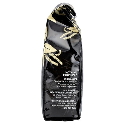 Death Wish Coffee, Молотый кофе со вкусом ванили, 283 г (10 унций)