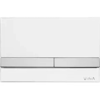 Кнопка смыва VitrA Select (Витра Селект) 740-1100, стекло, цвет Белый глянцевый