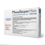 Мильбецин Нео СПОТ-ОН для кошек и собак 4-10 кг УПАКОВКА