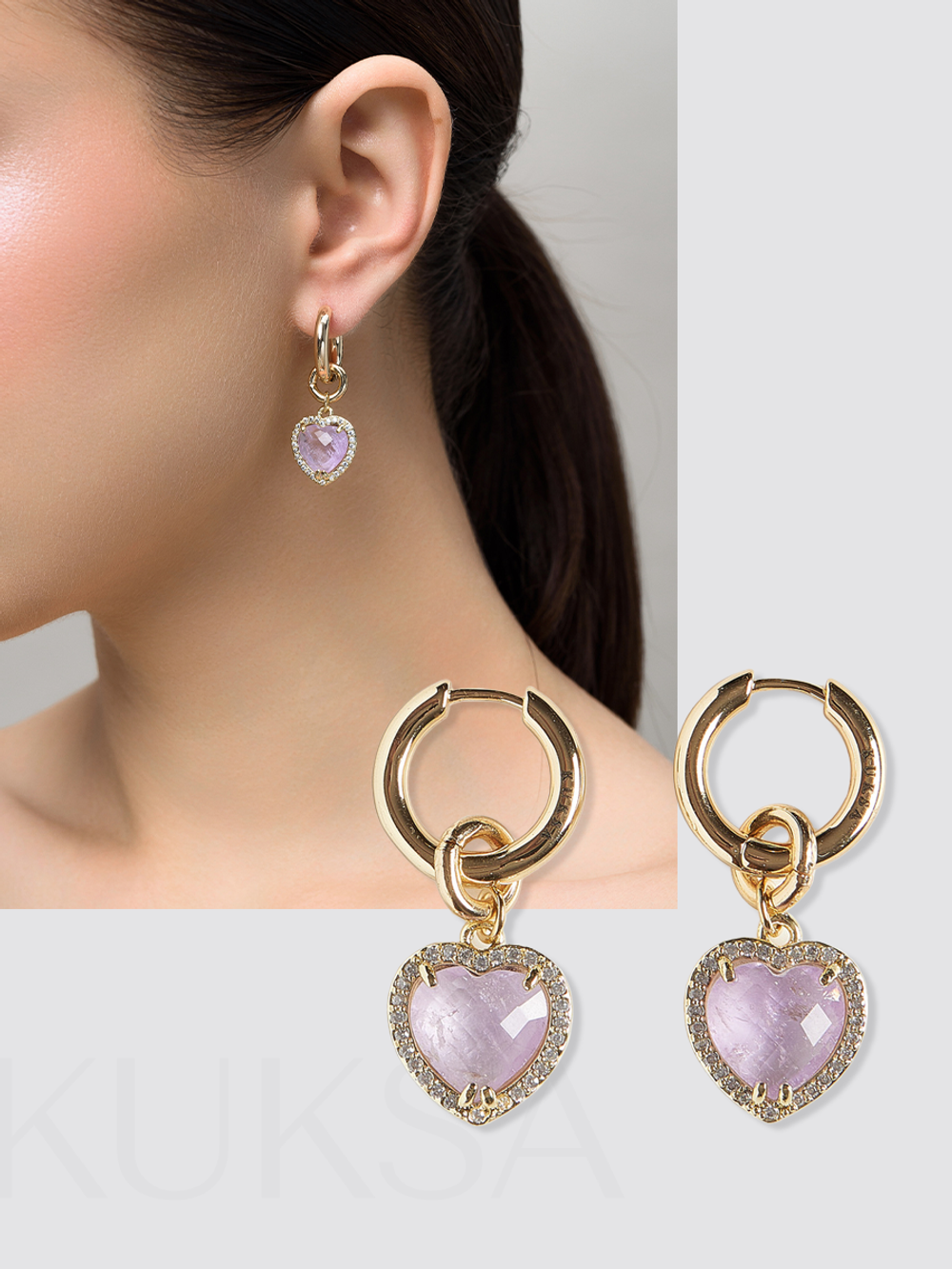 Серьги "Whale Royal Love" gold