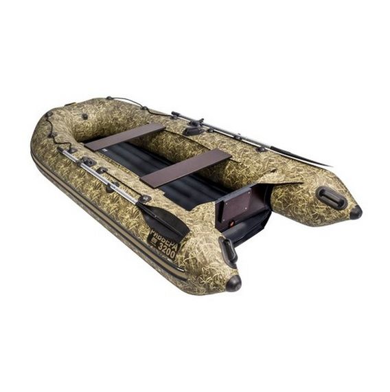 Надувная лодка Ривьера 3200 НДНД Компакт Luxe (камуфляж)