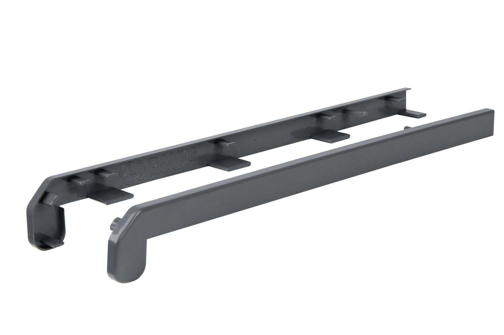 Заглушки торцевые парные 350 мм антрацит