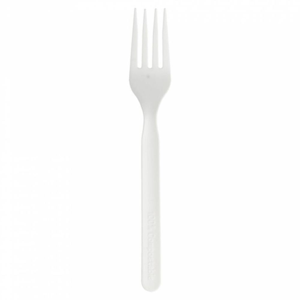 Вилка одноразовая 17 см, кукурузный крахмал, 50 шт, Garcia de PouИспания