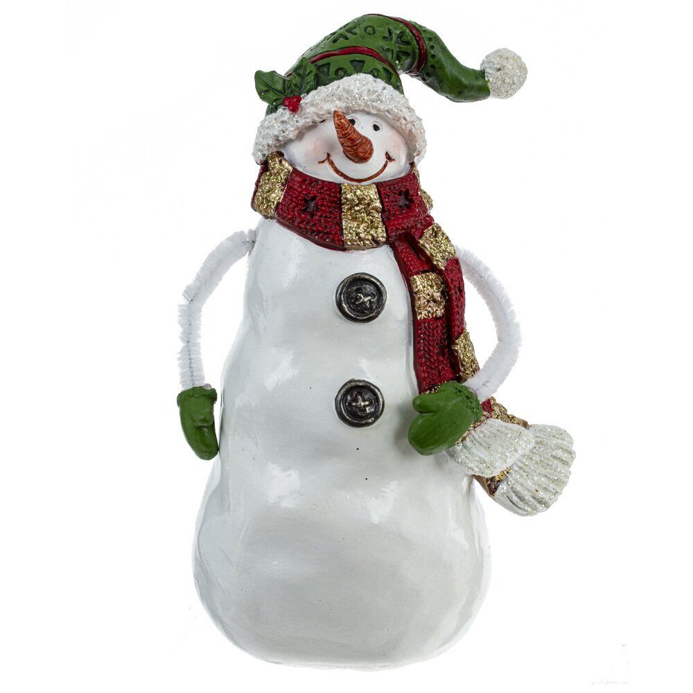 GAEM Фигурка декоративная "Снеговик", L11 W8 H18,5 см, 2в.