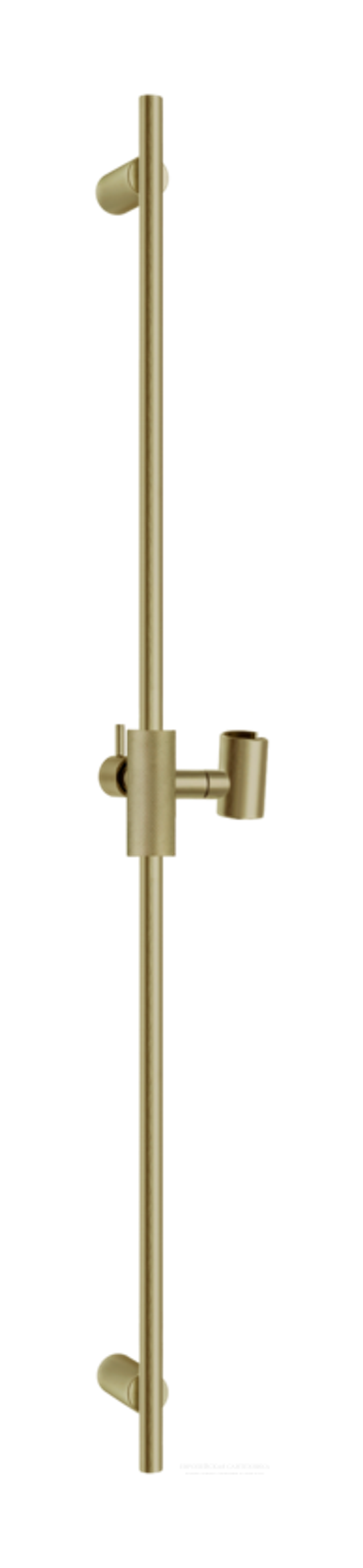 Штанга для душа Gessi Anello, настенная, h900 мм, цвет Brushed Brass PVD