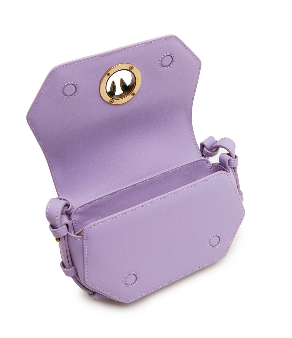 Кожаная сумка-мессенджер LOVE CLICK EXAGON BABY VITELLO Pinko - фиолетовый(100070 A0F1)