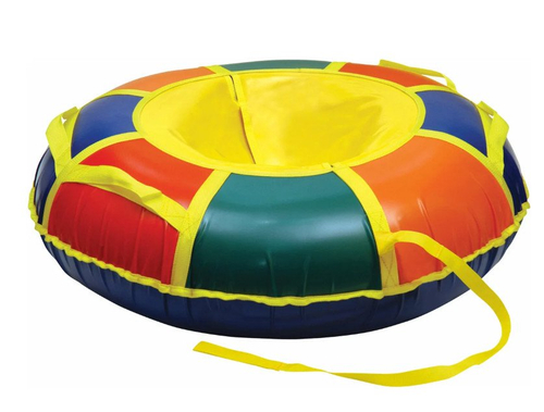 Тюбинг-ватрушка "Профи-радуга" 110см