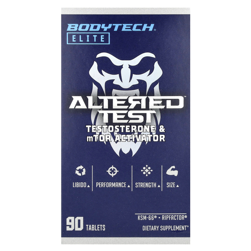 BodyTech, Altered ™ Test, тестостерон и активатор mTor, 90 таблеток