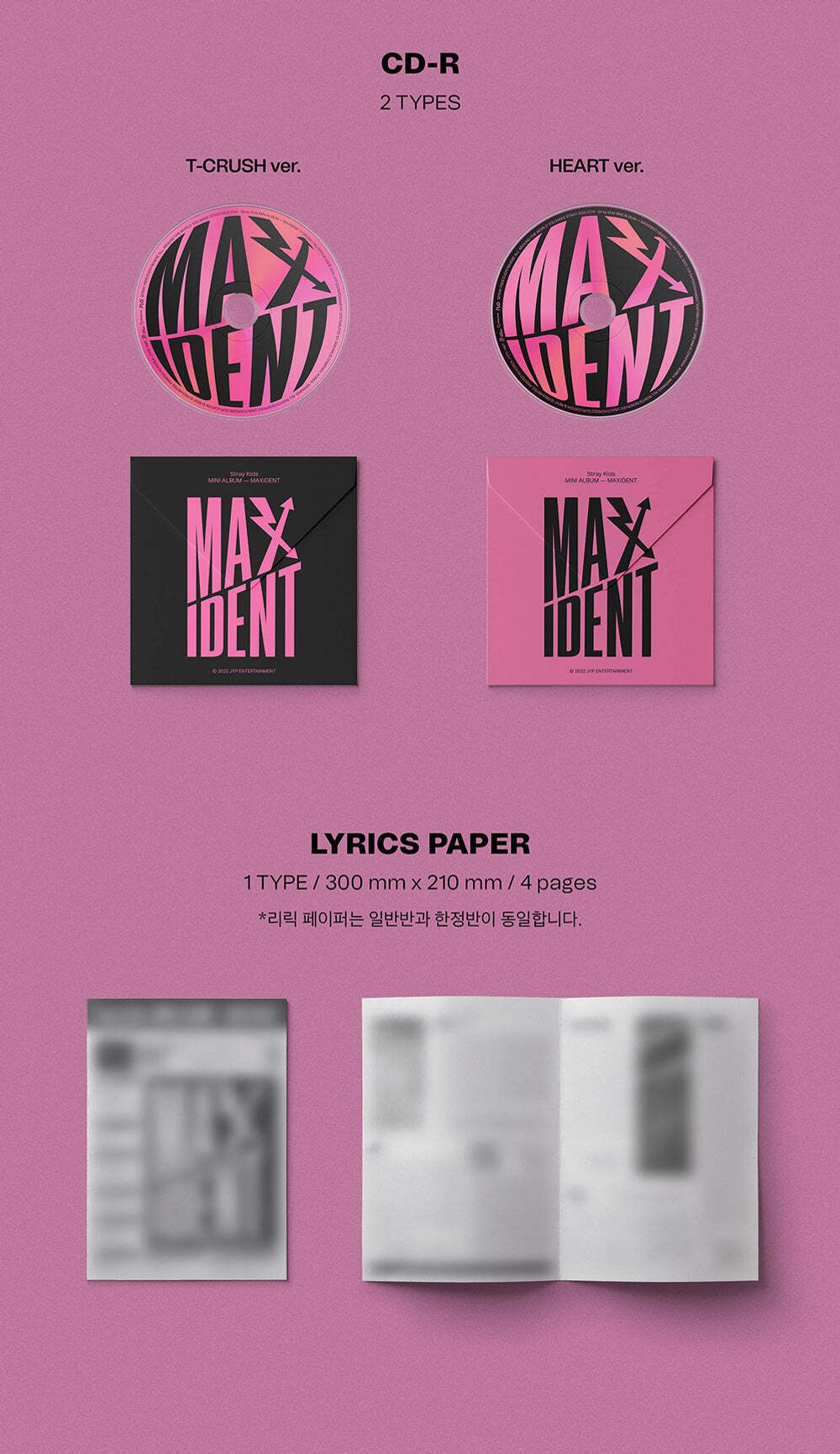 Альбом STRAY KIDS - MAXIDENT STANDARD EDITION