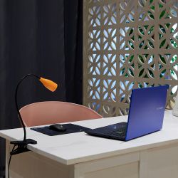 ULM-D501 4W-4000K ORANGE Светильник настольный светодиодный прищепка. Механический выключатель. Оранжевый. TM Uniel