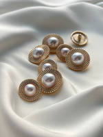 Пуговицы Золото Жемчуг4