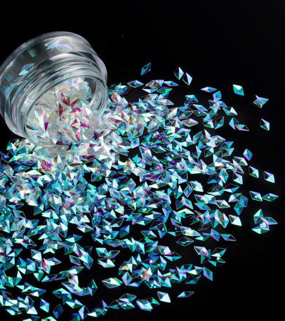 Чешуя дракона 3D ромбики 4 мм, 1282