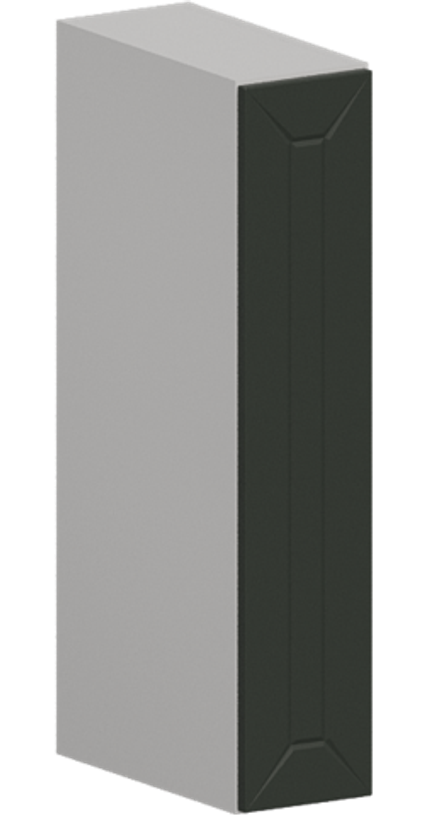 Кухня Модуль ШВБ 150М Белый / Насыщенно-зеленый