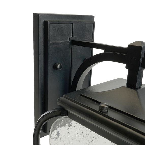 Светильник садово-парковый Feron PL741 на стену вниз 60W E27 230V, черный 51274