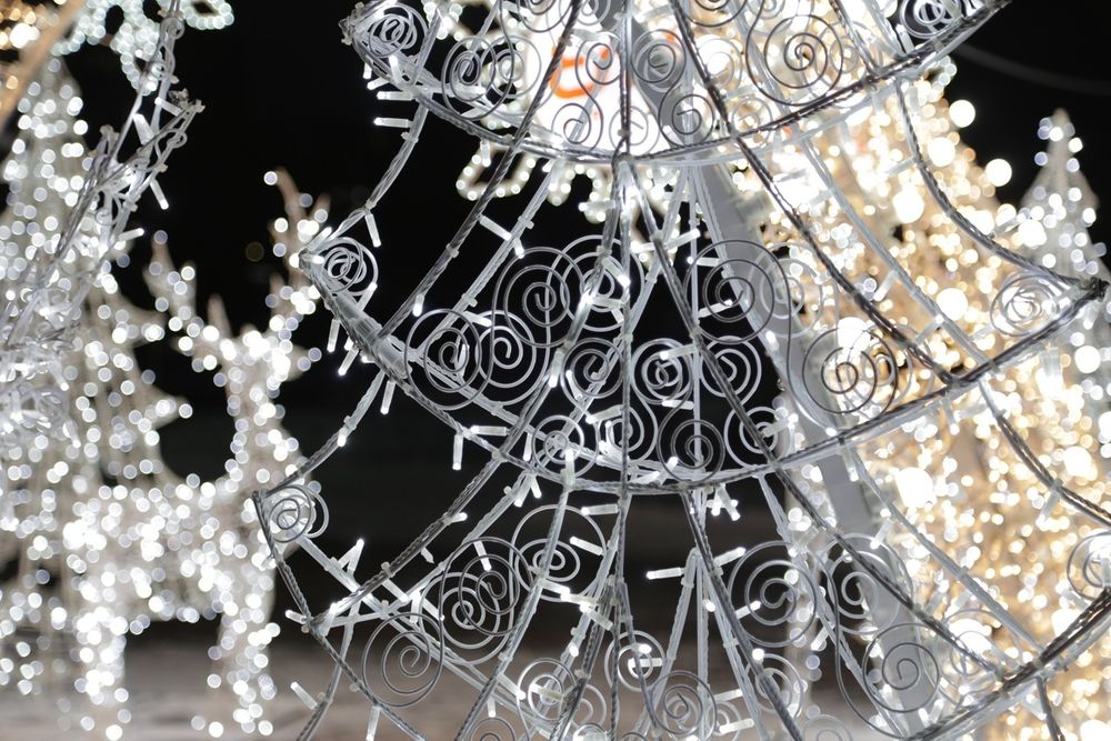 Световая фигура «Елочка» ажурный каркас