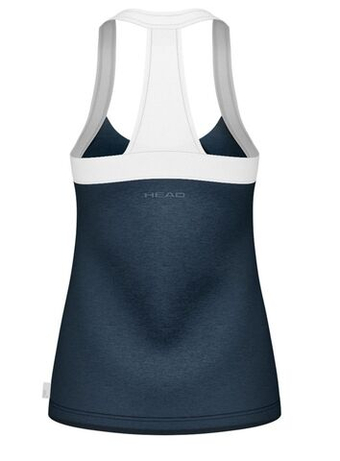 Женский топ теннисный Head Play Tech Tank - небесный