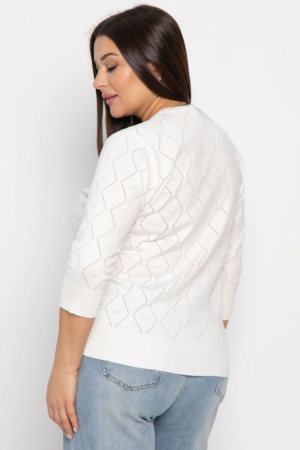 Блуза Нежный узор (молочная) Б14936-18М LT Collection