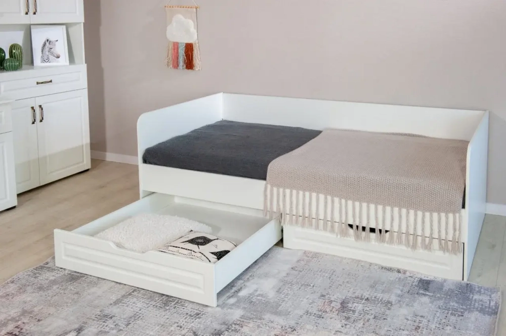 Система Лацио Топчан 90 Белое дерево