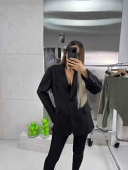 Блейзер женский арт. 1106 цвет "чёрный"