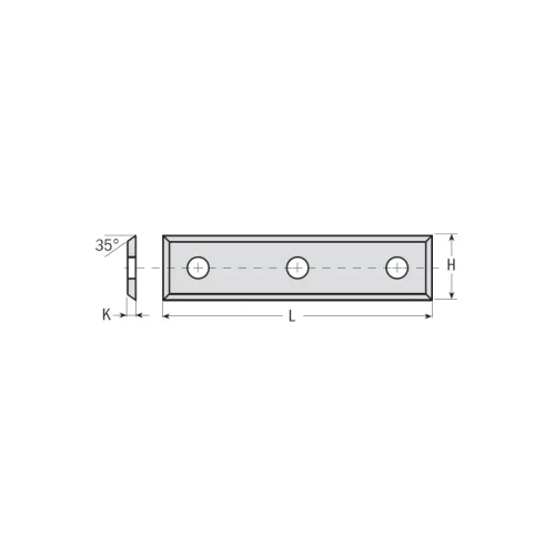 Нож твердосплавный 50x12x1,7 TR22 WPW CM501217_22