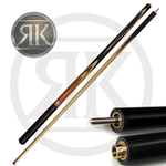 Кий Снукер Людовик 4-х сторонний запил,7 запилов; 2-РС с удлинителем; ясень/черный граб/ятоба(ЯК)