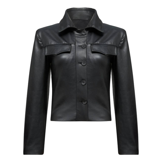 Косуха из эко-кожи Monica черный