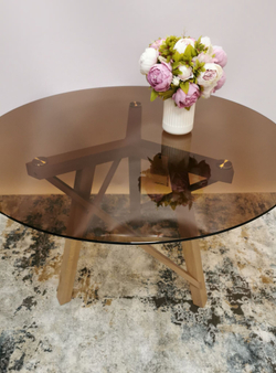 Дизайнерский стол EDGE GLASS