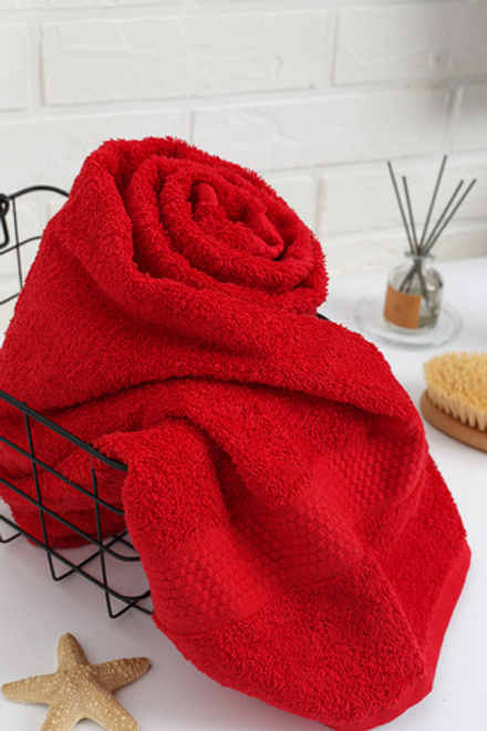 Полотенце махровое, г/к, 40х70, арт. 40-70 BS, 460 гр/м2, цвет: 109-красный,