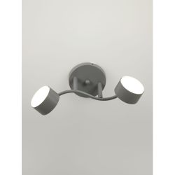 Светильник настенно-потолочный спот Rivoli   7077-702 2хGX53 15 Вт поворотный