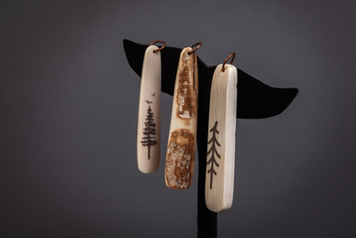 Подвеска "Лес" из бивня мамонта