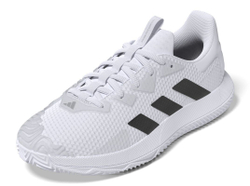 Мужские кроссовки теннисные Adidas SoleMatch Control Clay - white/black