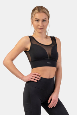 Топ NEBBIA Mesh Design Sports Bra “Breathe” 412 Black