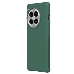 Усиленный двухкомпонентный чехол зеленого цвета (Dark Green) от Nillkin для OnePlus Ace 3 Pro, серия Super Frosted Shield Pro