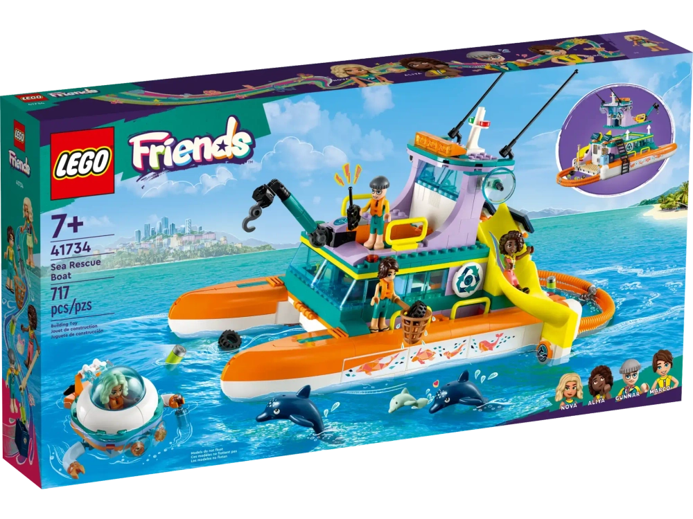 Конструктор LEGO Friends 41734 Морская спасательная лодка