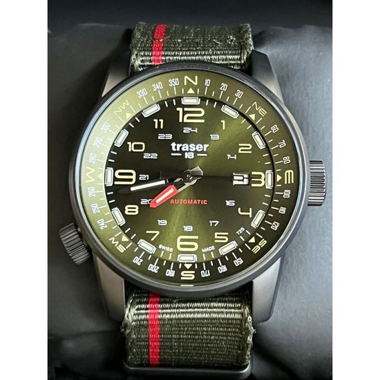 Швейцарские часы Traser P67 Diver Black 110456