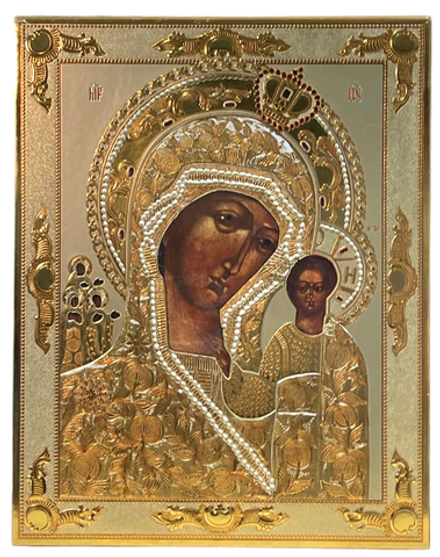 Икона 27х21 ПБ Казанская на дереве (Софрино)