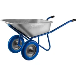 Тачка строительная ЗУБР ПТ-300 двухколесная (110 л, 240 кг)