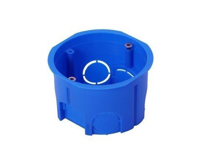 Коробка установочная синяя 68х45мм, 3шт (ЛОТ91)