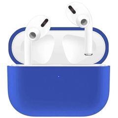 Силиконовый чехол со шнурком для Airpods Pro 2  Silicone Case (Синий)