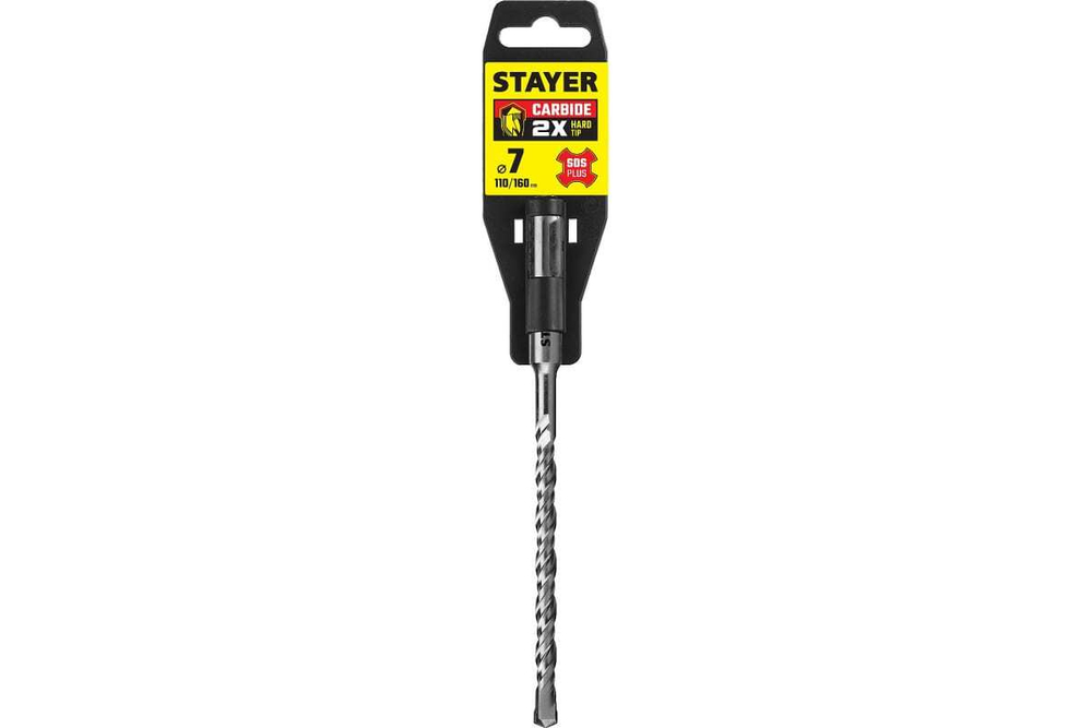 Бур STAYER Professional 7х160 мм, SDS-plus 2930-160-07_z02