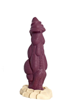 Бордовый фаллоимитатор "Дракон" - 22 см.