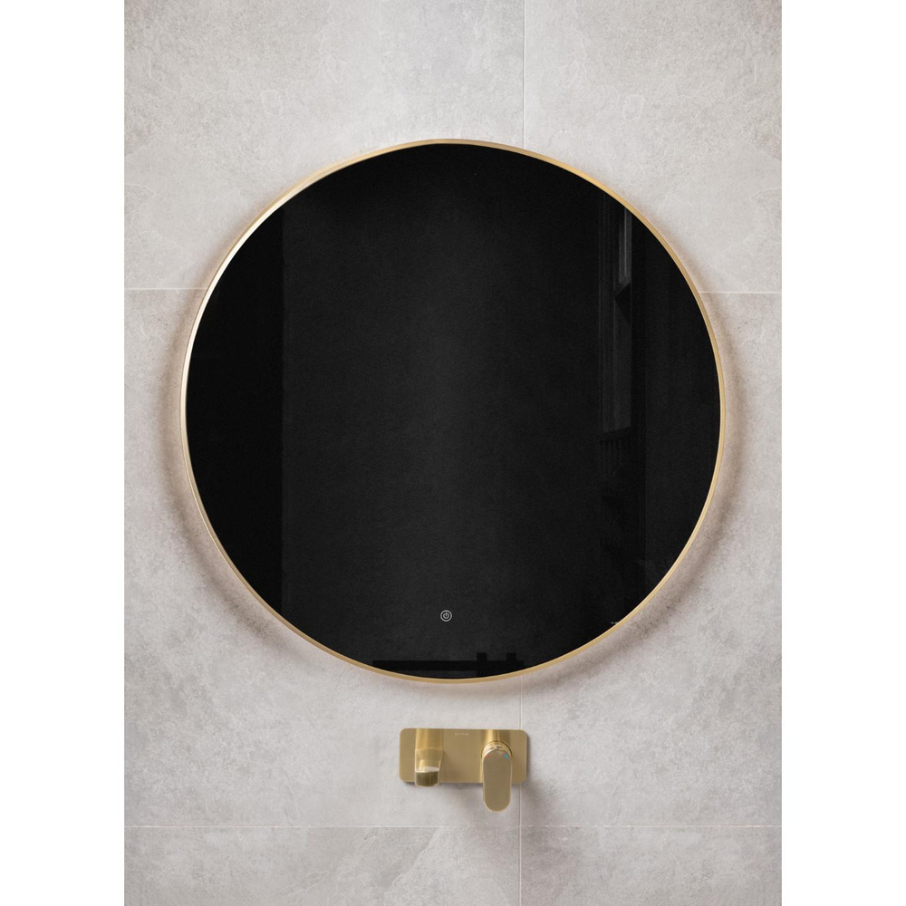 Зеркало круглое Armadi Art Modern D120см 545-120-B подсветка, диммер, антизапотевание, BLACK