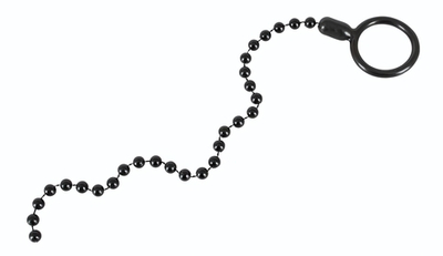 Эрекционное кольцо с цепочкой для стимуляции ягодиц (Цвет: черный)